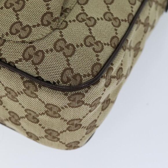 Gucci Gg Canvas Beige Canvas Shoulder Bag (Pre-Owned) - Picture 14 of 16